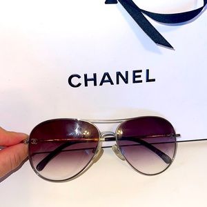 ❌SOLD❌!! Chanel aviator sunglasses